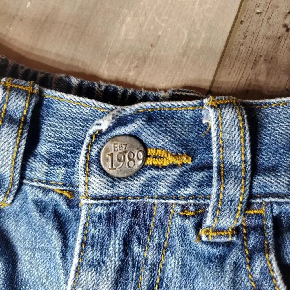 The Children's Place Medium Wash Boys Straight Denim Blue Jeans Size 18-…